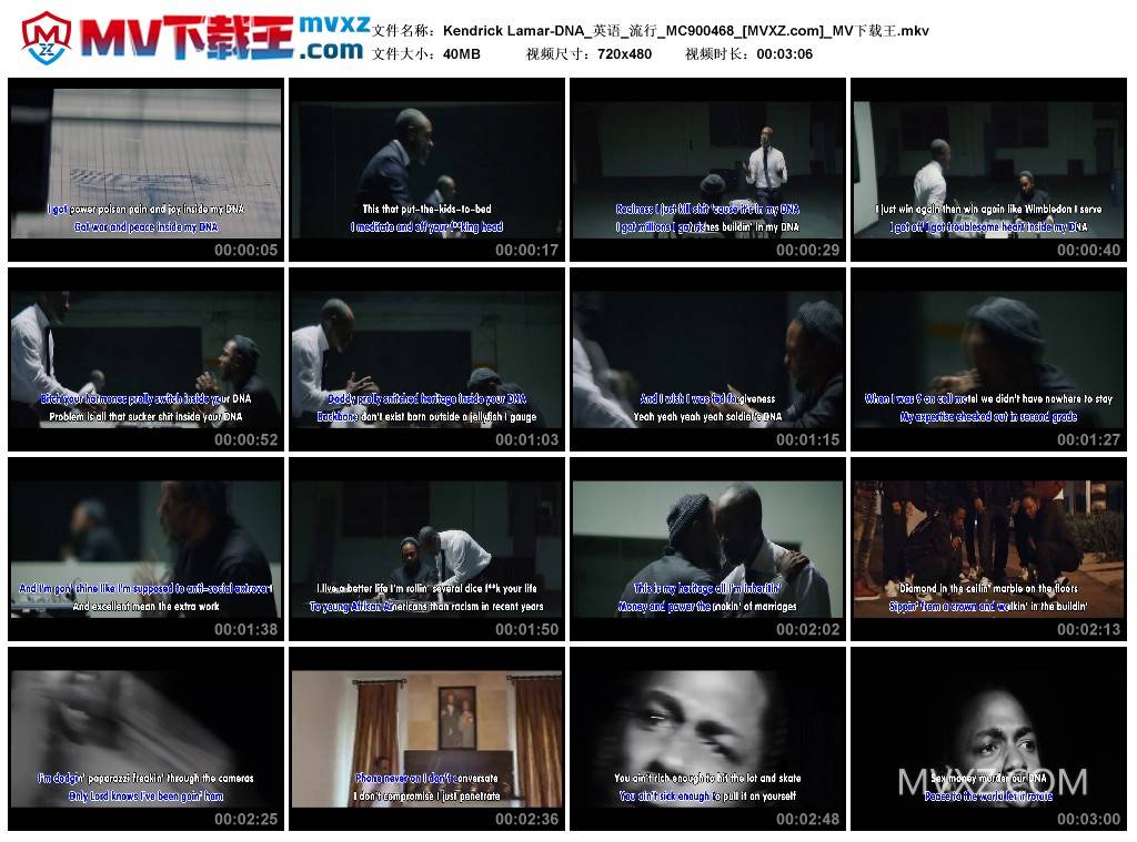 Kendrick Lamar-DNA_英语_流行_MC900468